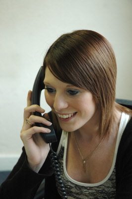 becky armstrong on the phone
